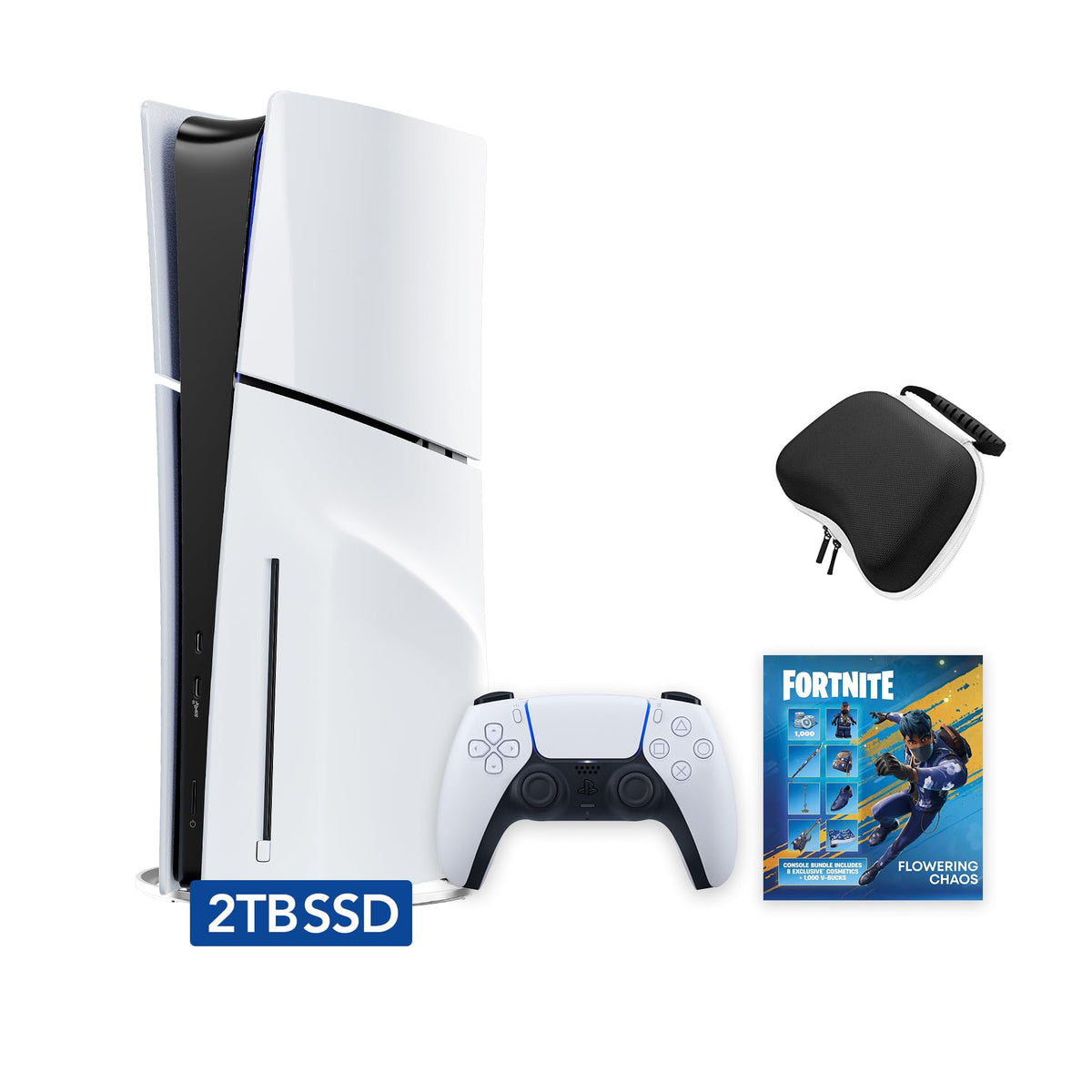 White 2TB Disc Edition Gaming Console T203