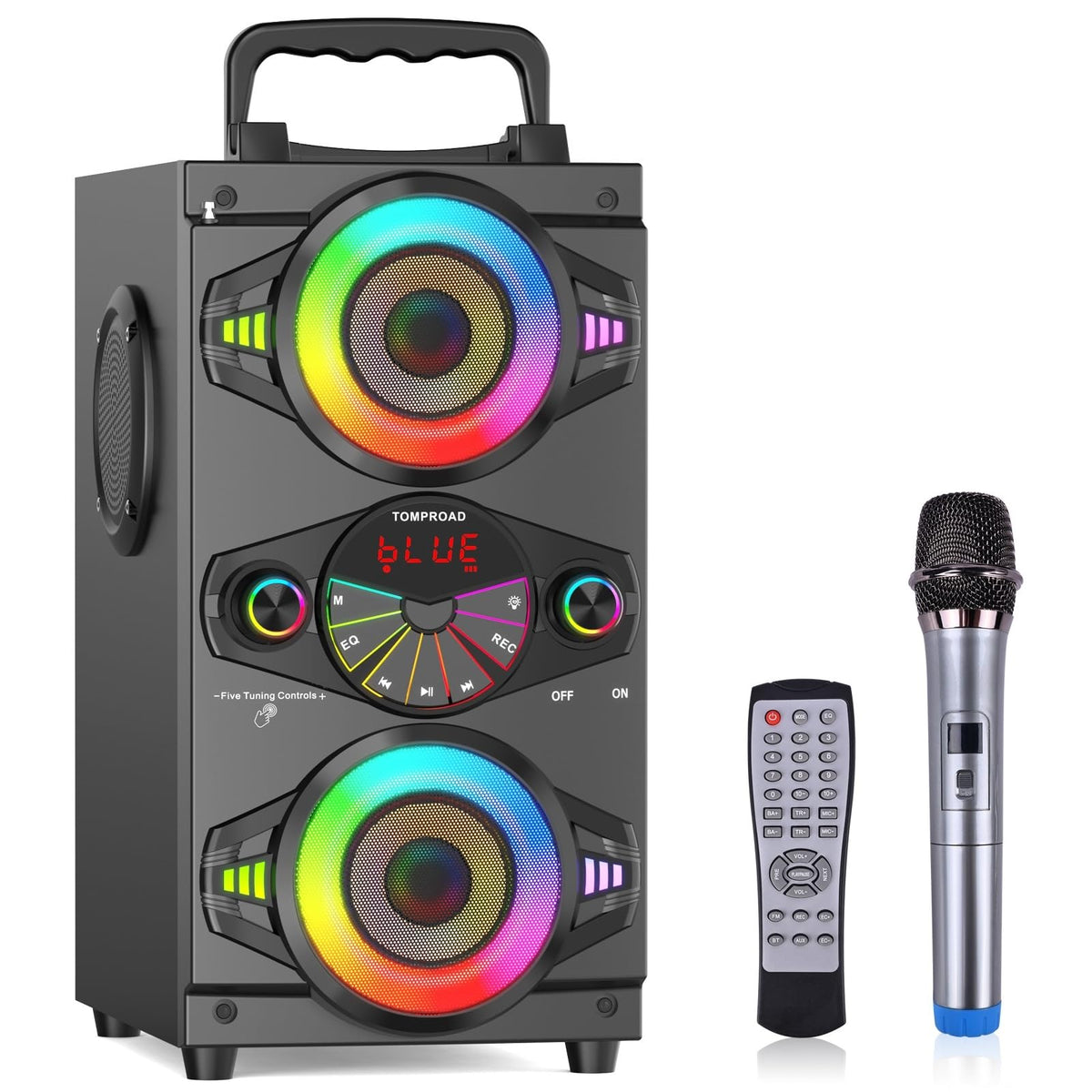 60W Portable Bluetooth Speaker with Subwoofer A19963
