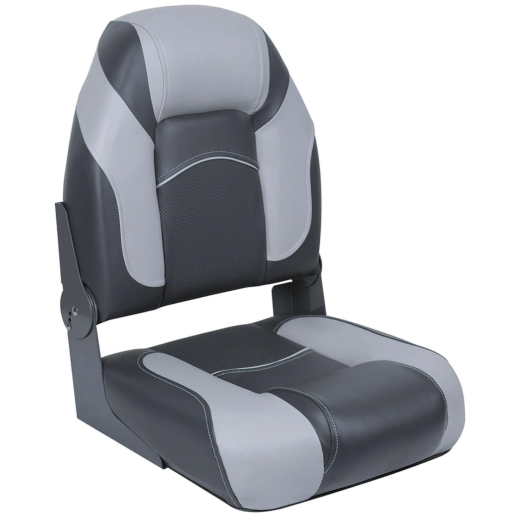 High Back Folding Boat Seats 2 Pack Charcoal Gray U823