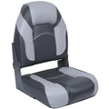 High Back Folding Boat Seats 2 Pack Charcoal Gray U823