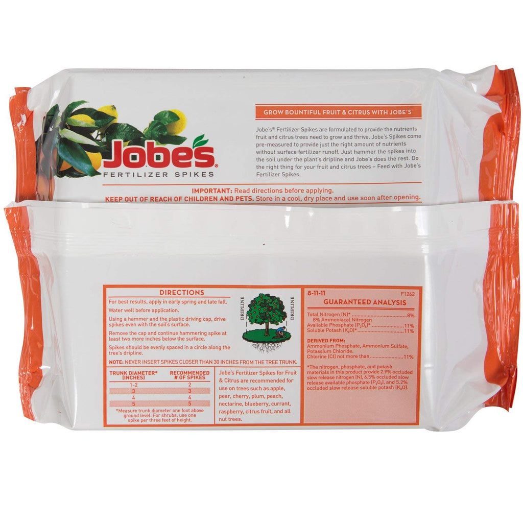 Fruit & Citrus Fertilizer Spikes 8-11-11 Time Release 9 Spikes U625896