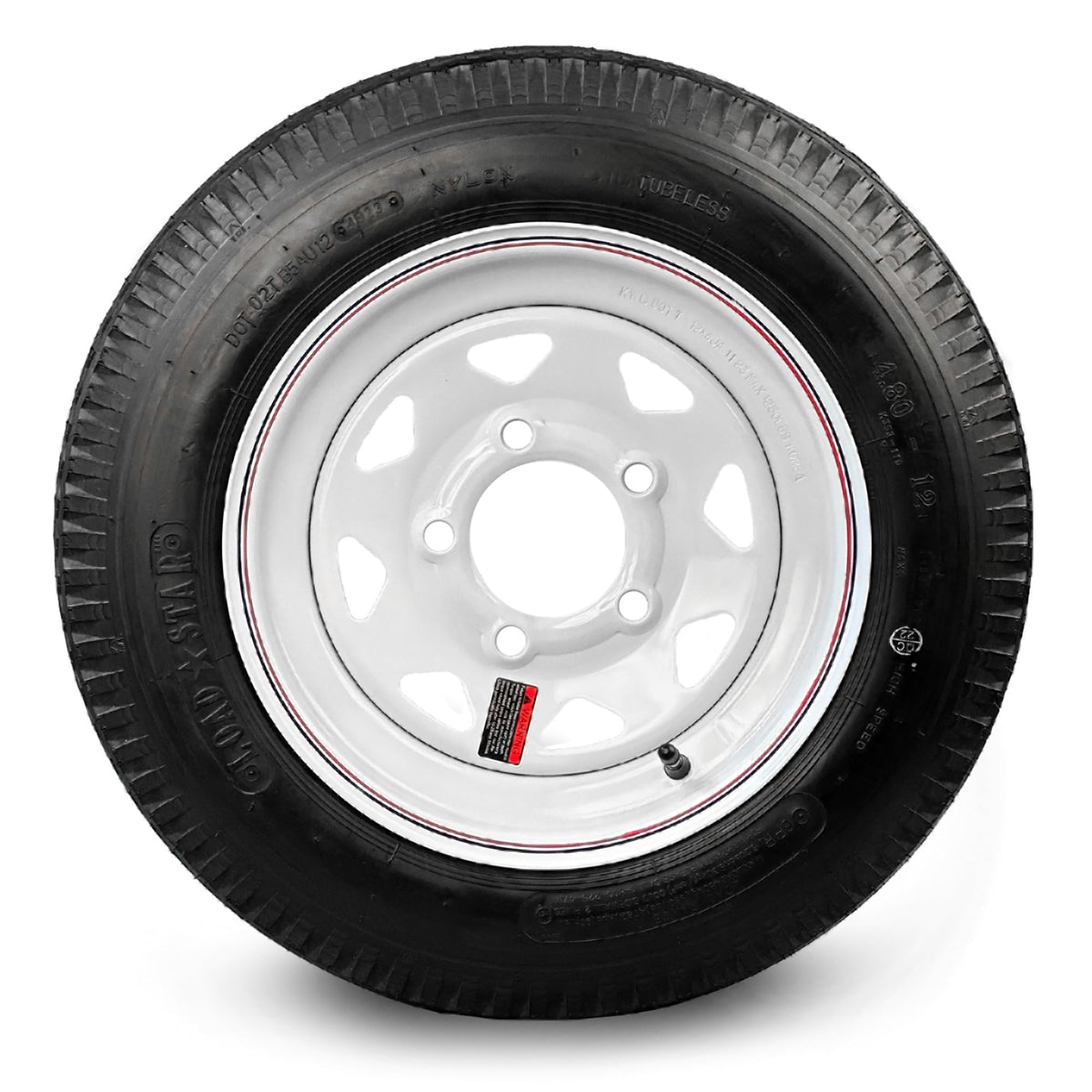 12in. Bias-Ply Trailer Tire and Wheel Assembly G794117