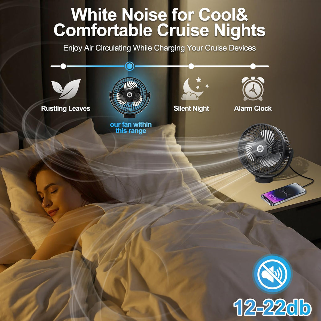 Magnetic Cruise Fan with 8000mAh Rechargeable Battery O5516