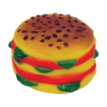Vinyl Hamburger Dog Toy with Squeaker K9205