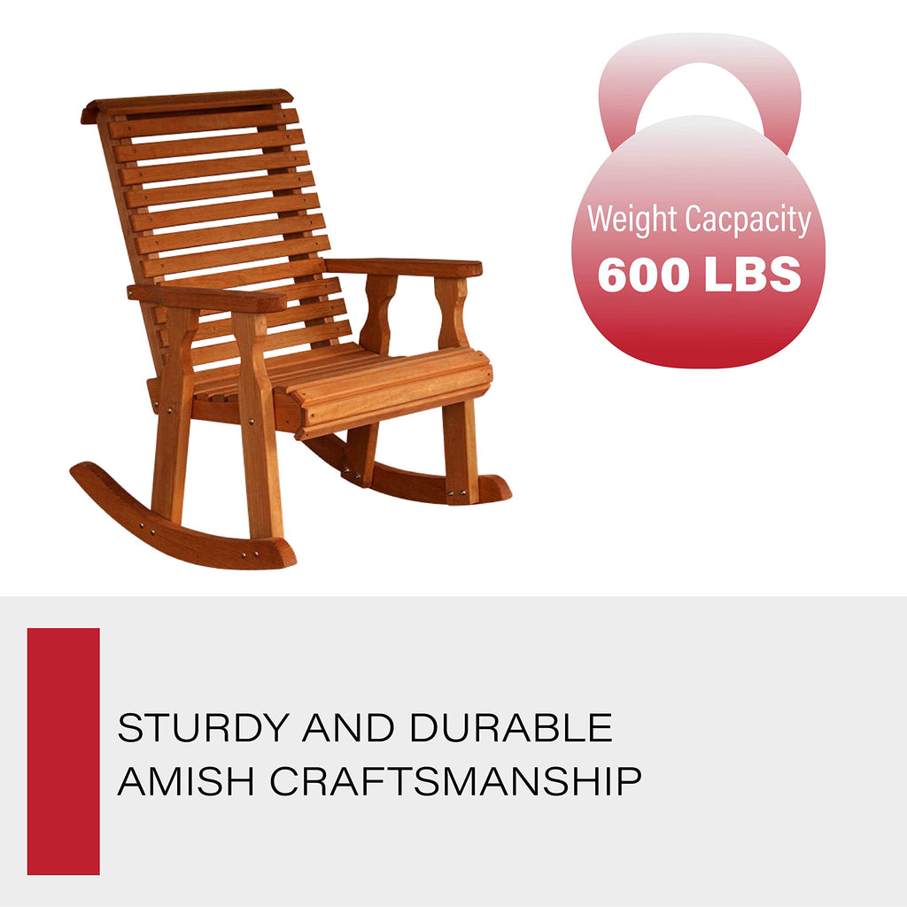 Cedar Stain Pressure Treated Rocking Chair L313188