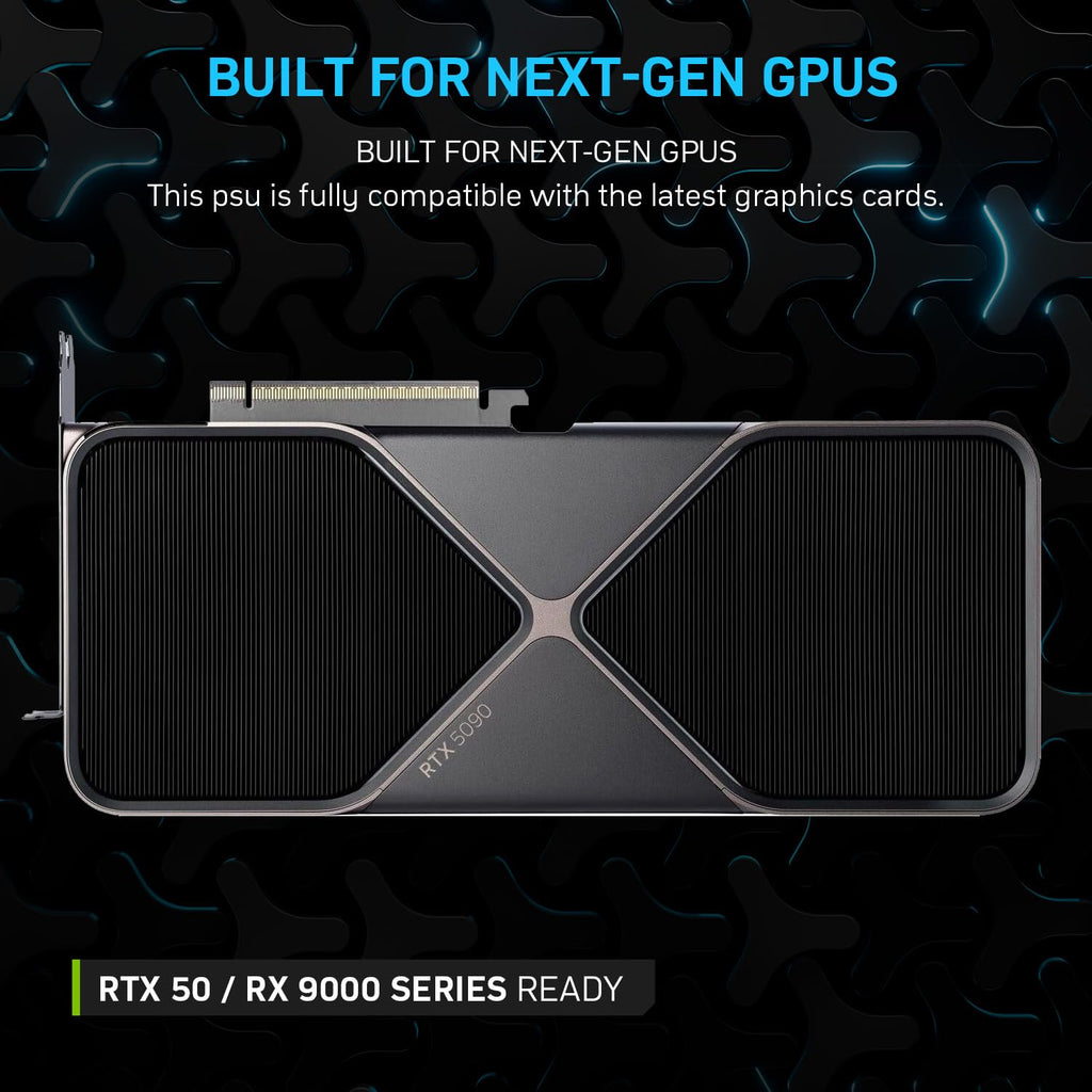 1000W Fully Modular 80+ Gold Certified ATX 3.1 Power Supply X335