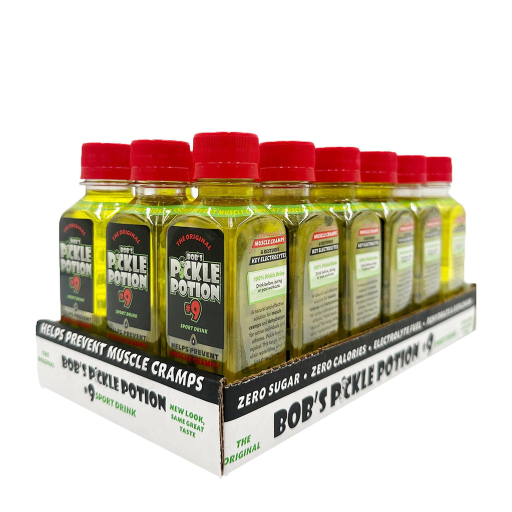 Electrolyte Pickle Shot Zero Caffeine & Gluten-Free 6.3 Oz (Pack of 18, Dill Pickle) H43038
