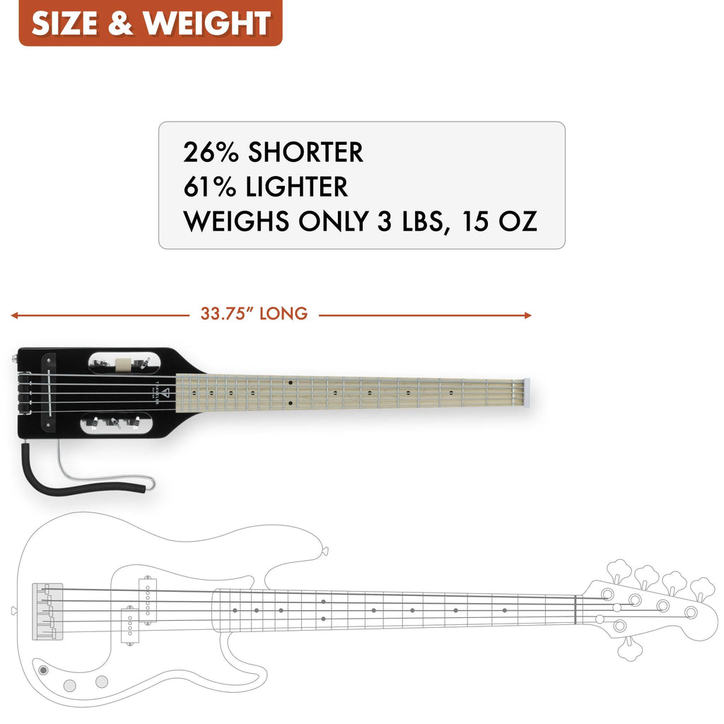 Gloss Black 5-String Bass Guitar R814