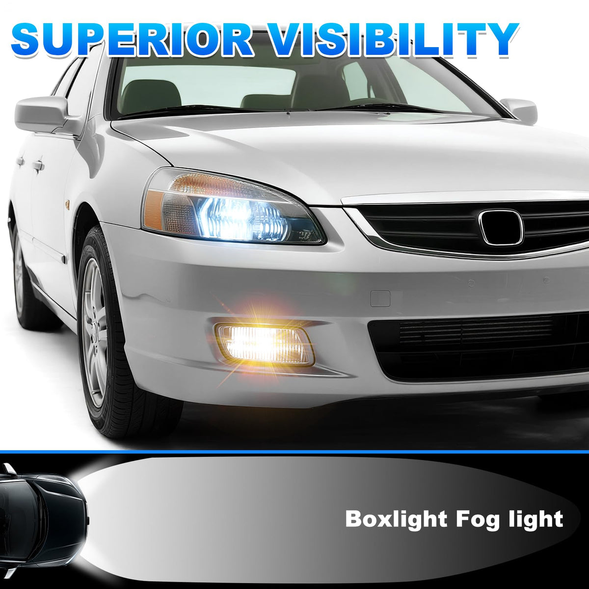 Fog Lights Assembly with Halogen Bulbs Clear Lens Switch Harness Kit Z268924