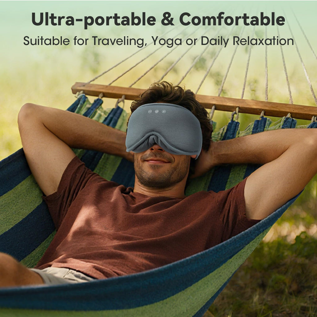 Bamboo Cotton Sleep Mask with Bluetooth Headphones J6249
