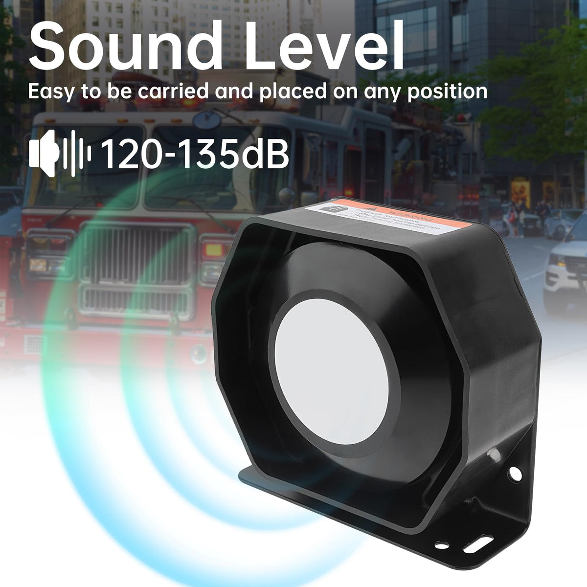 12V 400W 18 Tones Police Siren PA System with Horn Speaker & Remote Control M100