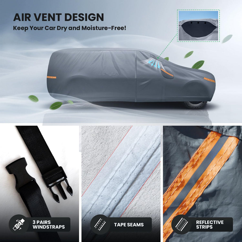 Waterproof Truck Cover with Zipper U766
