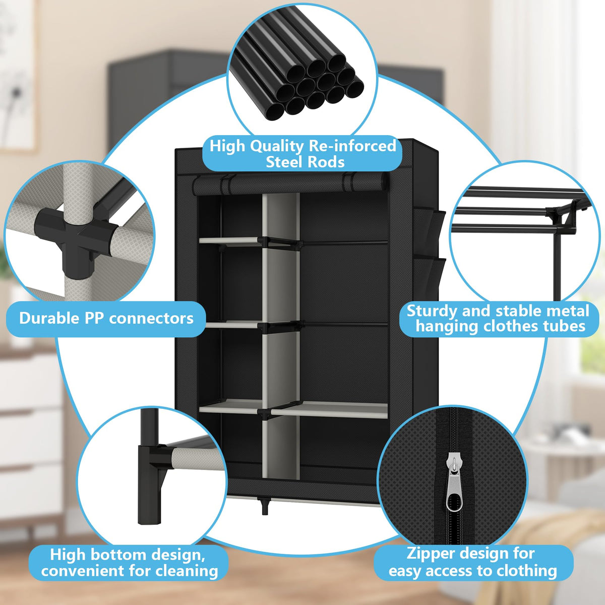 Portable Closet Organizer P770