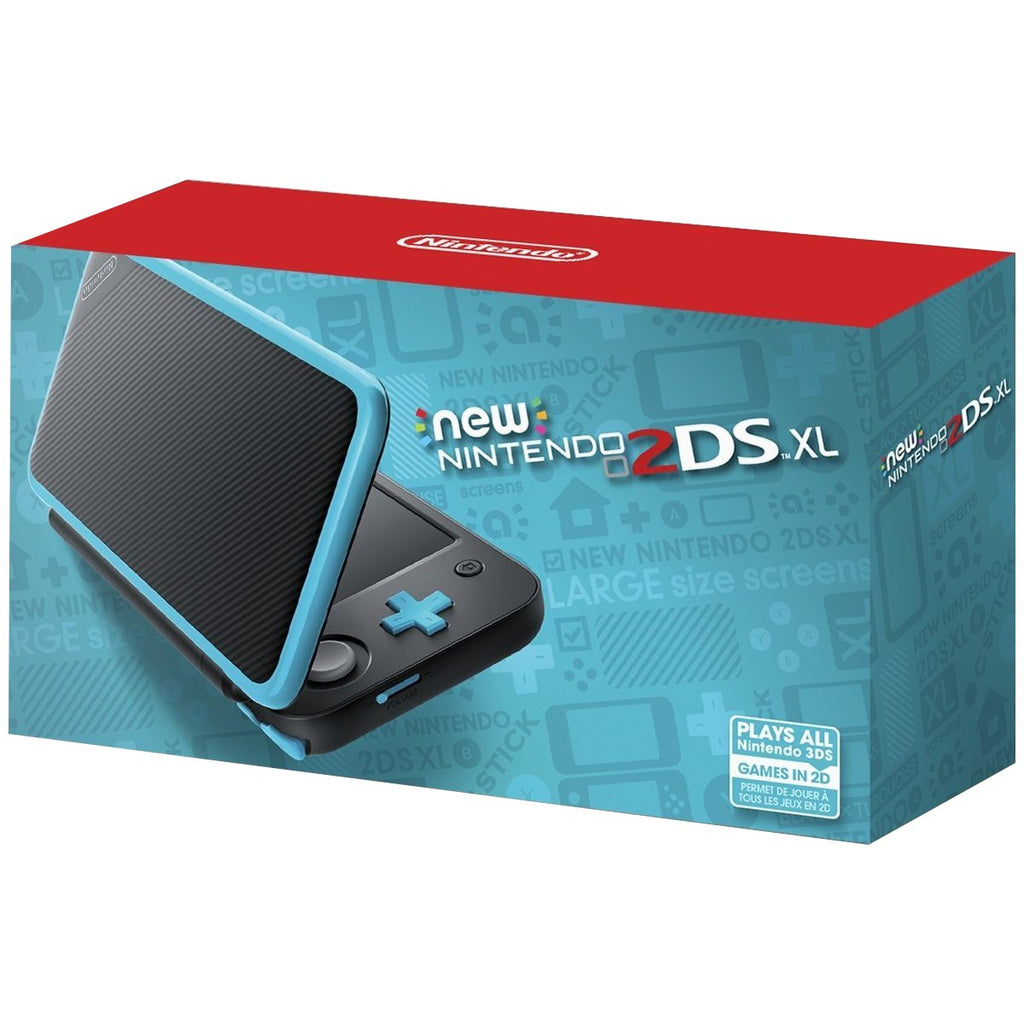 Black Turquoise Handheld Game Console W198009