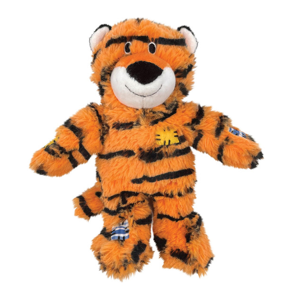 3 Pack Durable Plush Dog Toys with Knotted Rope & Squeaker M87838