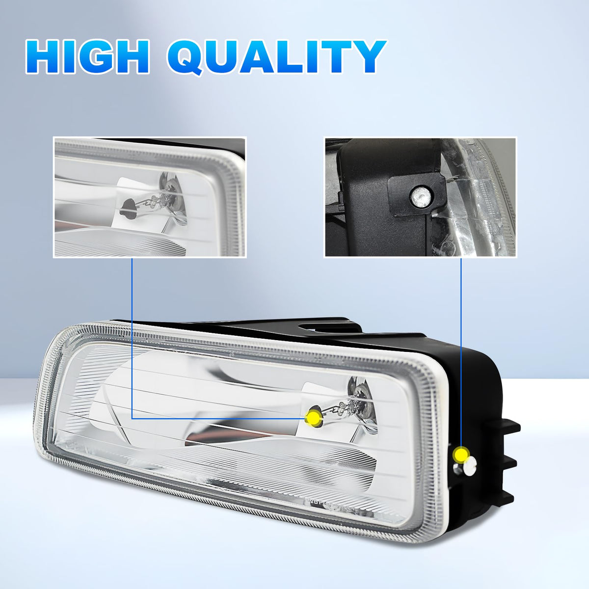 Fog Lights Assembly with Halogen Bulbs Clear Lens Switch Harness Kit Z268924