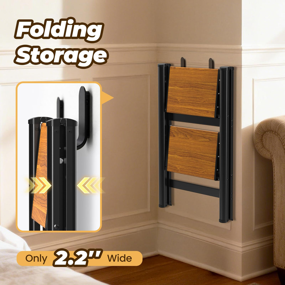Lightweight Aluminum Folding Step Ladder Z929