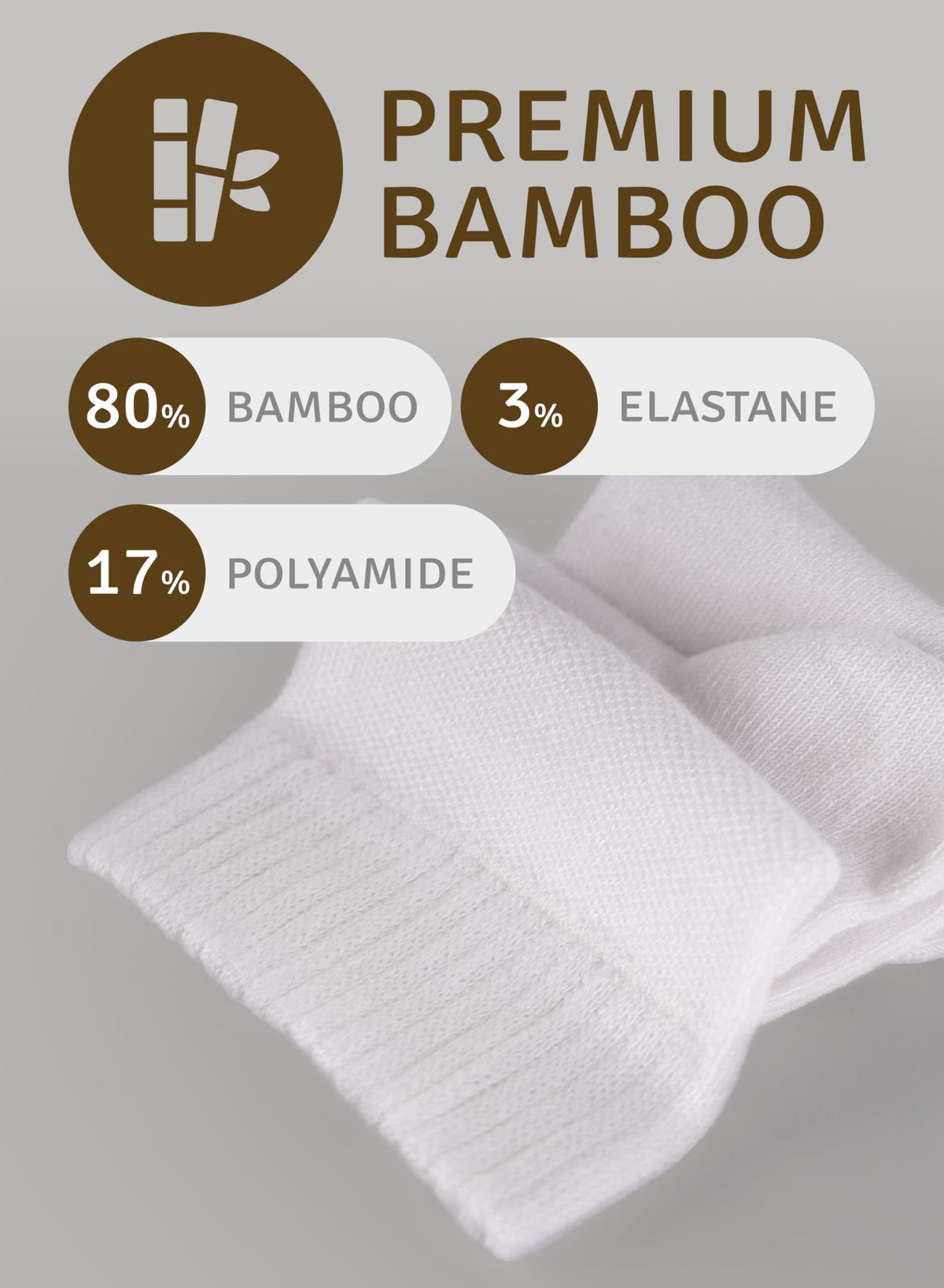 Loose Fit Seamless Rayon Bamboo Ankle Socks 3 Pairs V744992