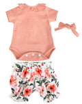 20 inch Doll Clothes Shirt and Floral Pants Set W596