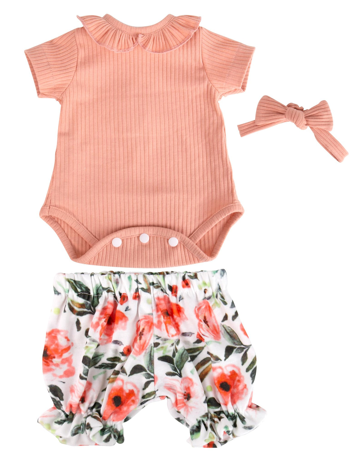 20 inch Doll Clothes Shirt and Floral Pants Set W596