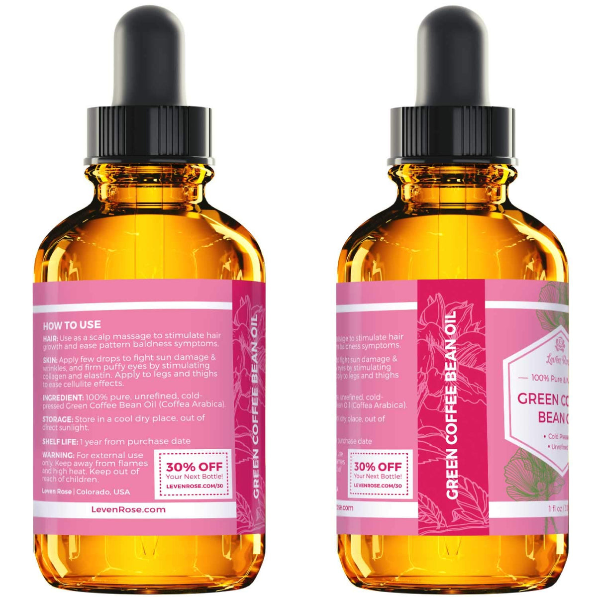 Green Coffee Bean Oil 1 oz Bottle I520