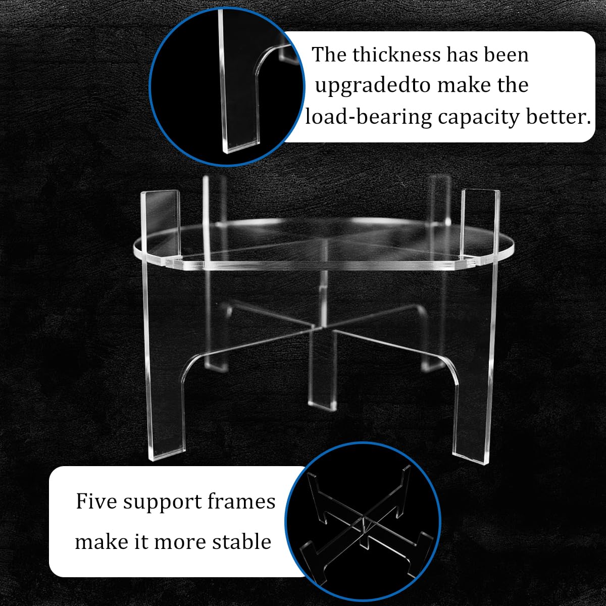 Acrylic Beverage Dispenser Stand V6908