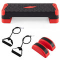 Aerobic Step Platform with Risers & Resistance Bands P9350