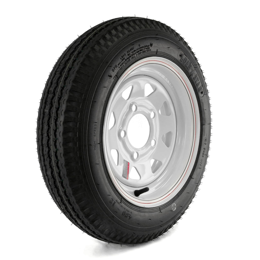 12in. Bias-Ply Trailer Tire and Wheel Assembly G794117
