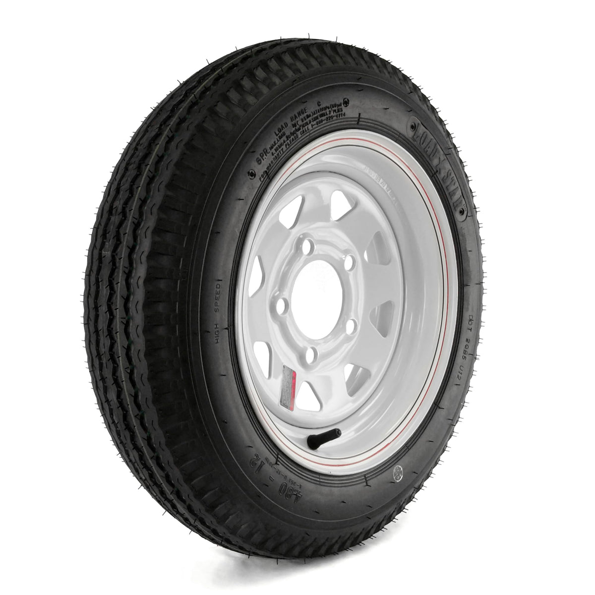 12in. Bias-Ply Trailer Tire and Wheel Assembly G794117