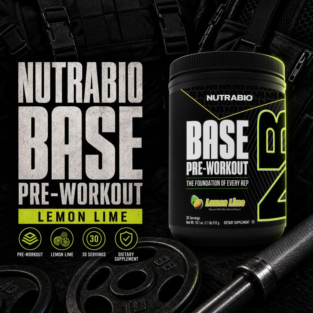 Sugar Free Pre-Workout Powder 30 Servings Lemon Lime Q387