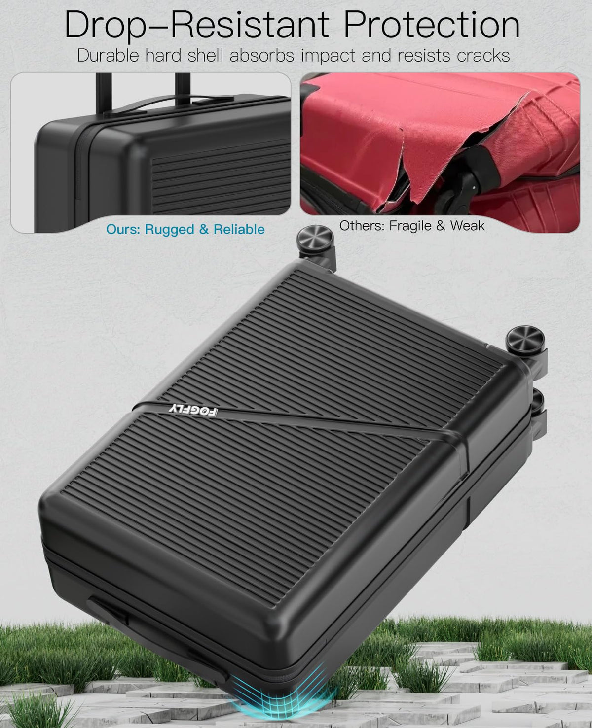 20 Inch Hardside Spinner Luggage with TSA Lock I7496