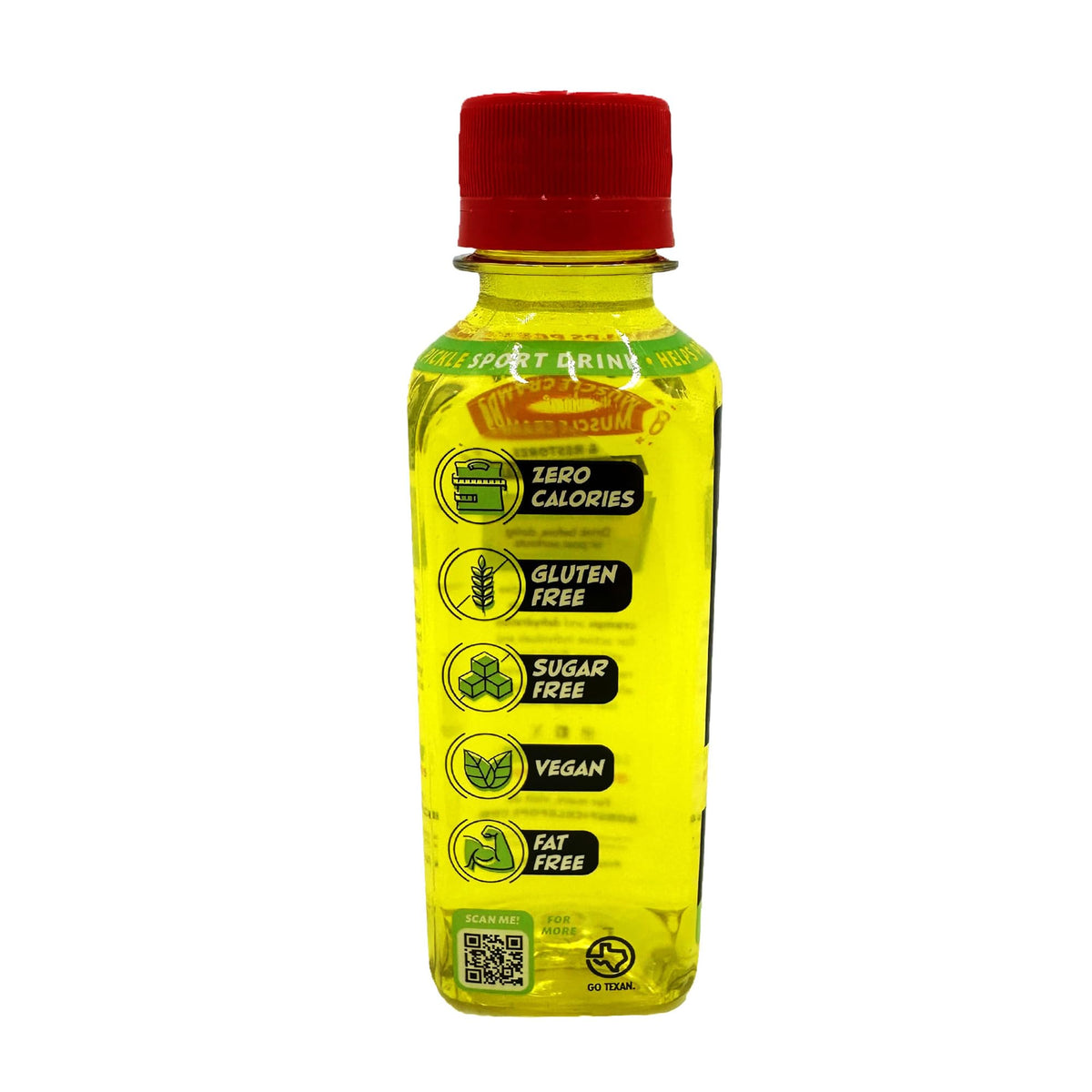 Electrolyte Pickle Shot Zero Caffeine & Gluten-Free 6.3 Oz (Pack of 18, Dill Pickle) H43038