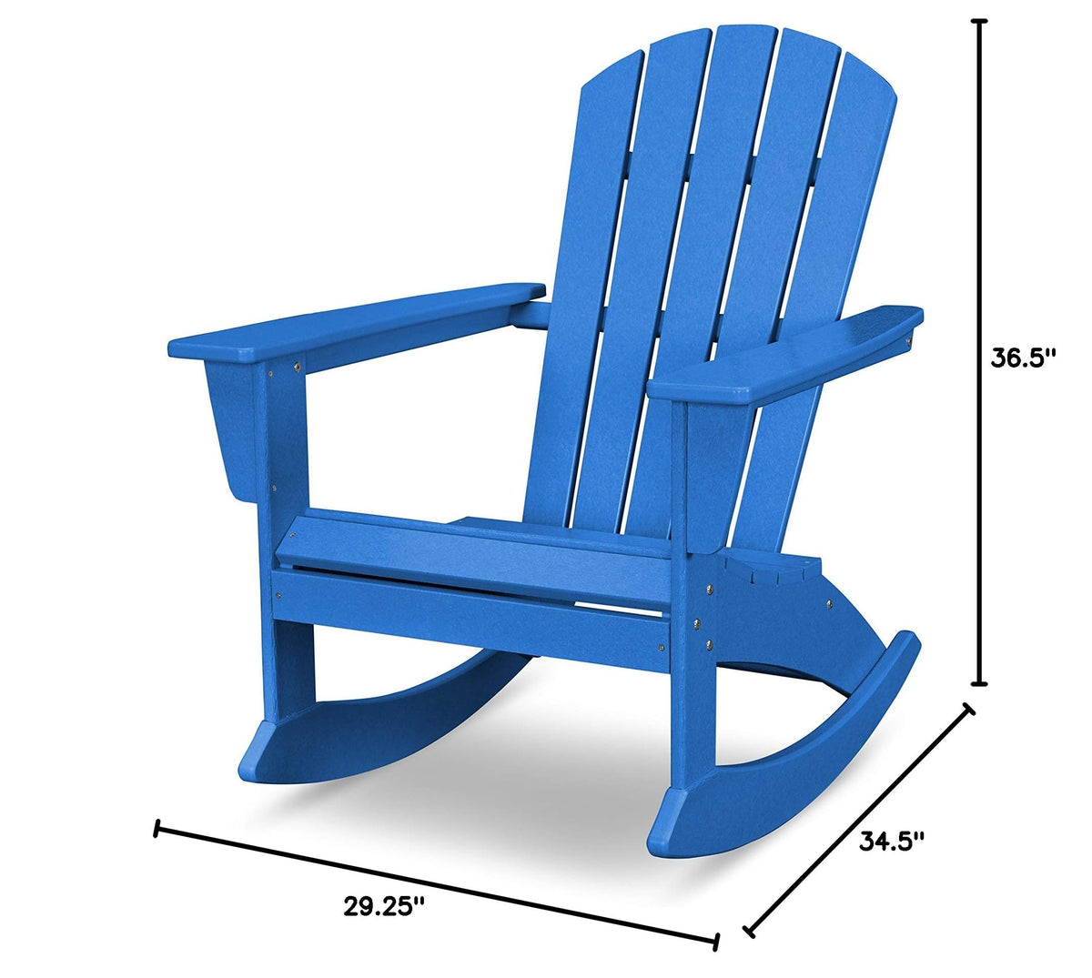 Pacific Blue Adirondack Rocking Chair U748030