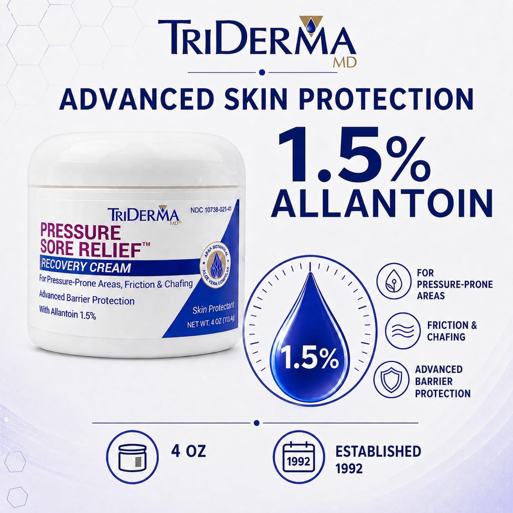 Healing Cream for Pressure Sores with Calendula and Aloe, 4 oz Jar T66201