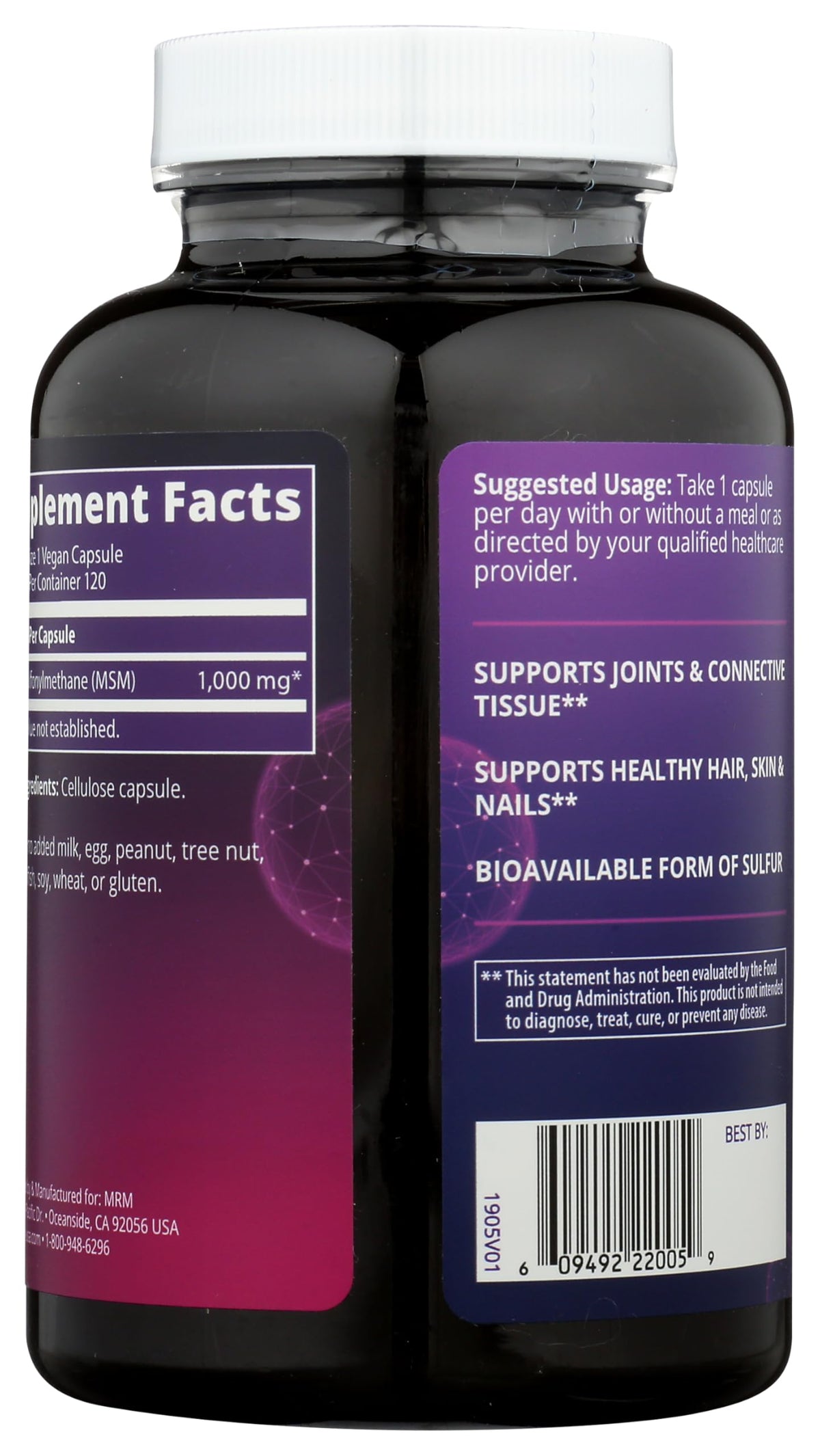 MSM 1000mg Vegan D806