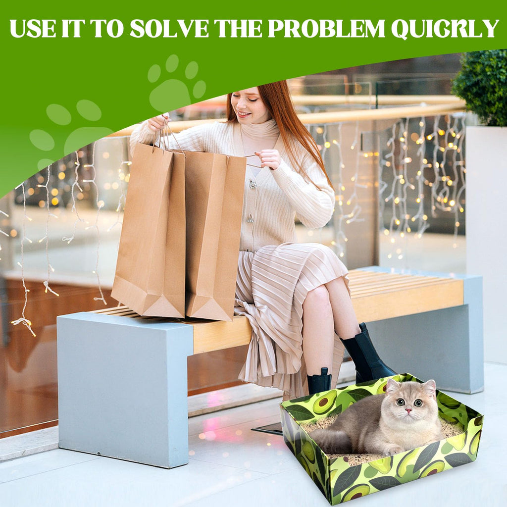 30 PCS Foldable Waterproof Cat Litter Boxes N882