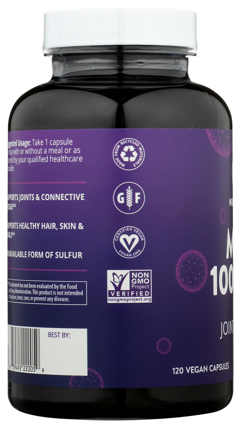 MSM 1000mg Vegan D806