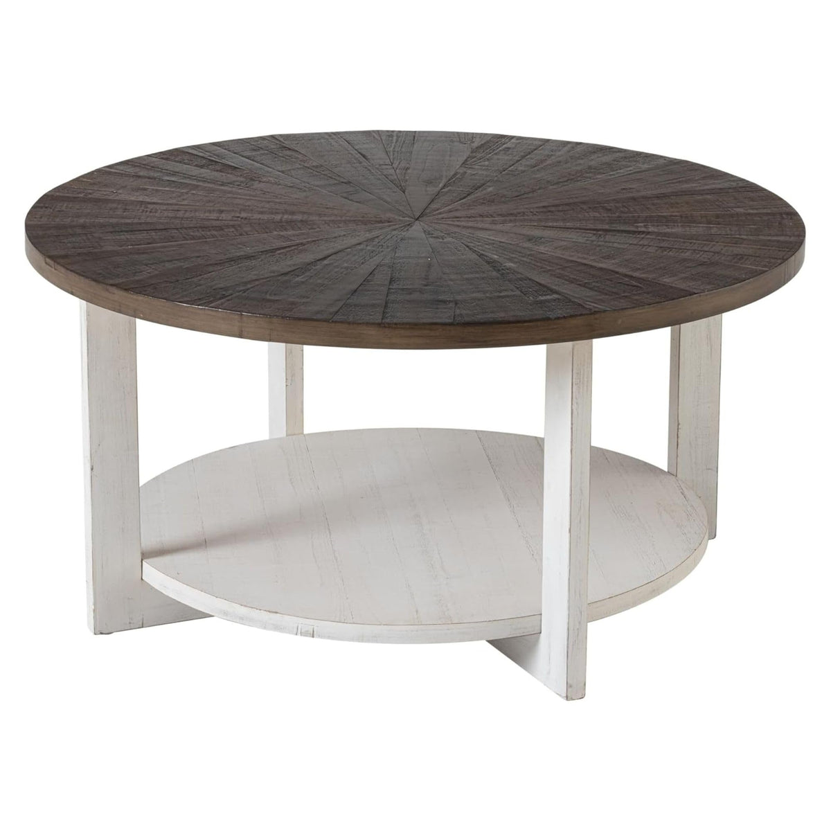Round Farmhouse Coffee Table H91871