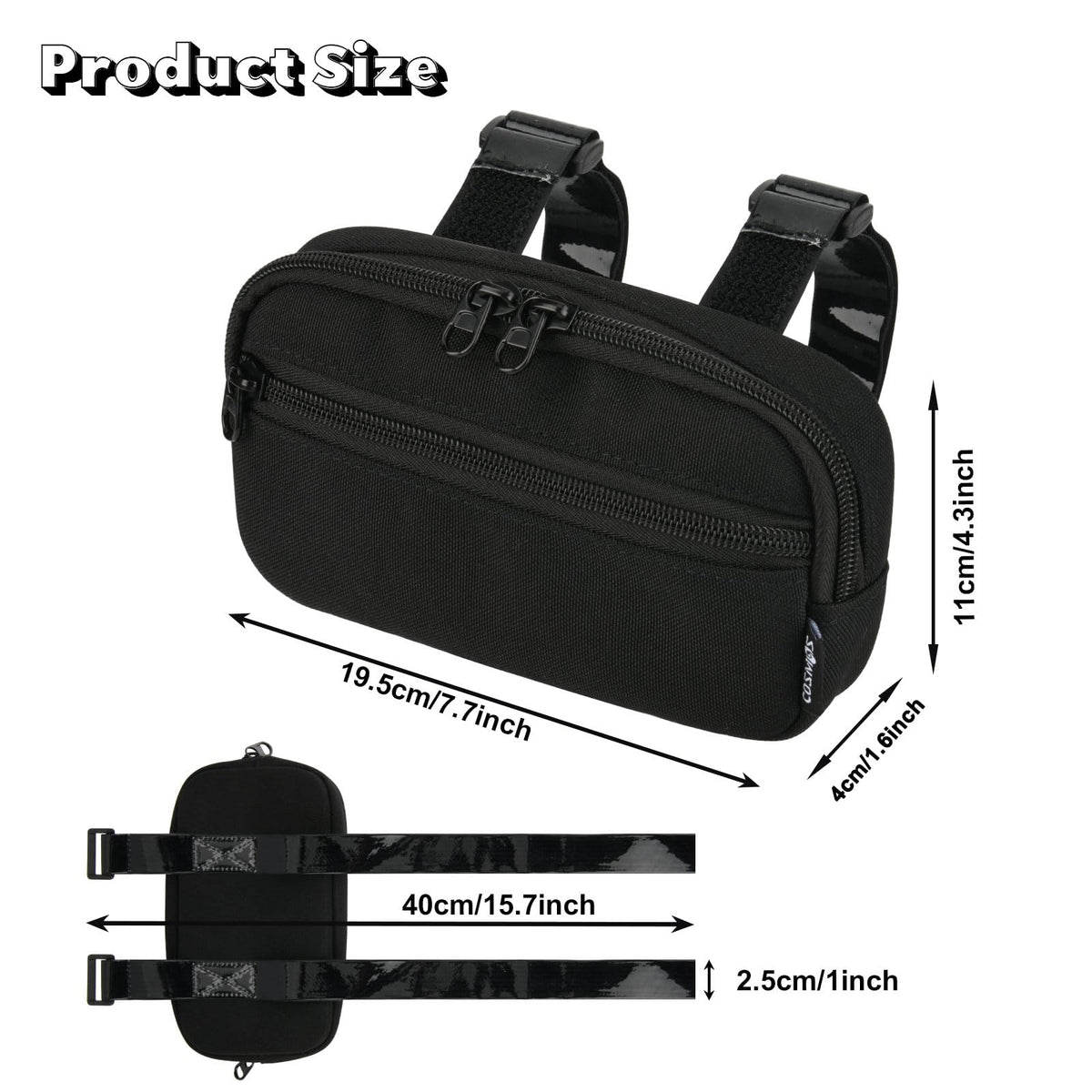 Horse Saddle Bag with Pommel Pocket and Cell Phone Holder L5596