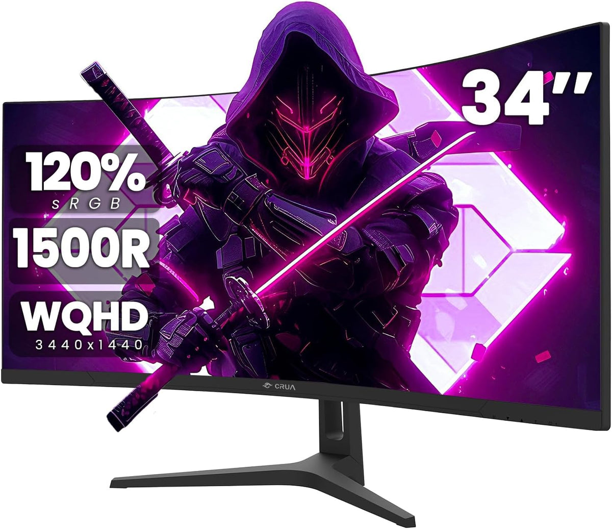 34" WQHD 165Hz Curved Gaming Monitor J1689