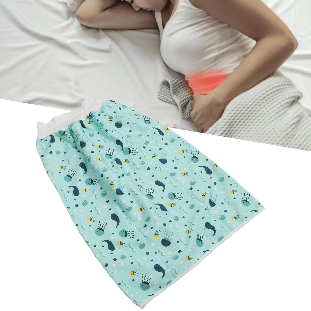 Wearable Incontinence Bed Pads Cotton Cloth Reusable XL C82903