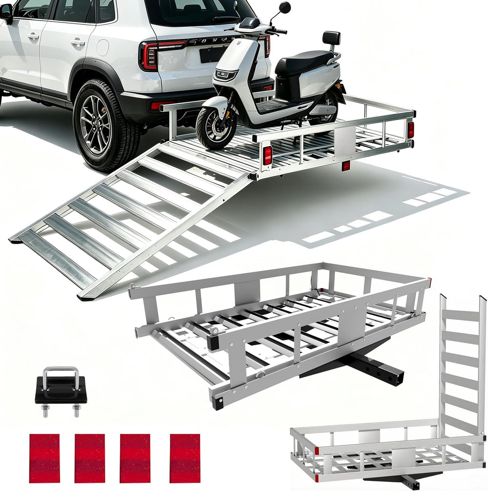 500 LBS Aluminum Hitch Cargo Carrier R776