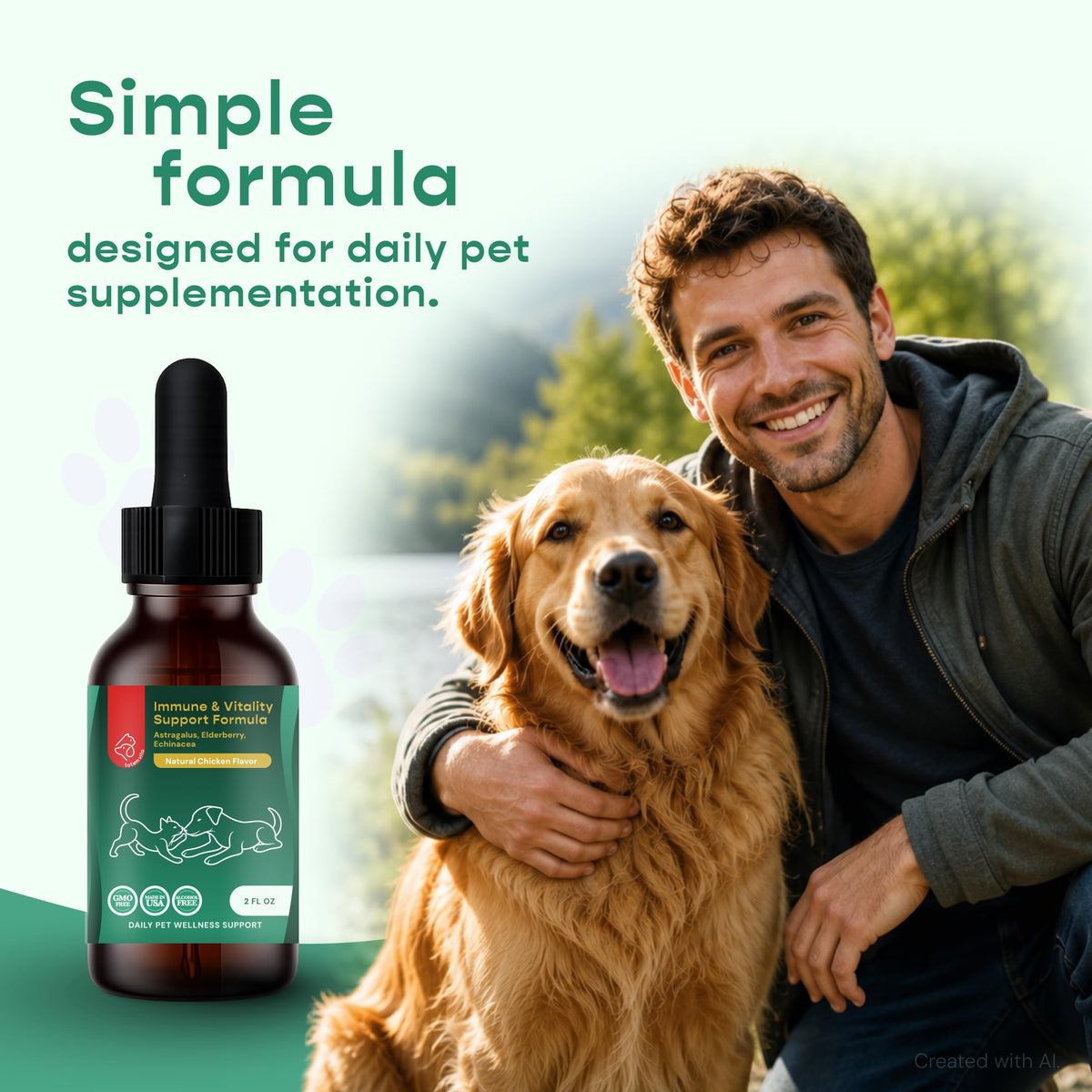 Liquid Immune Support for Dogs & Cats 2 fl oz Y520011