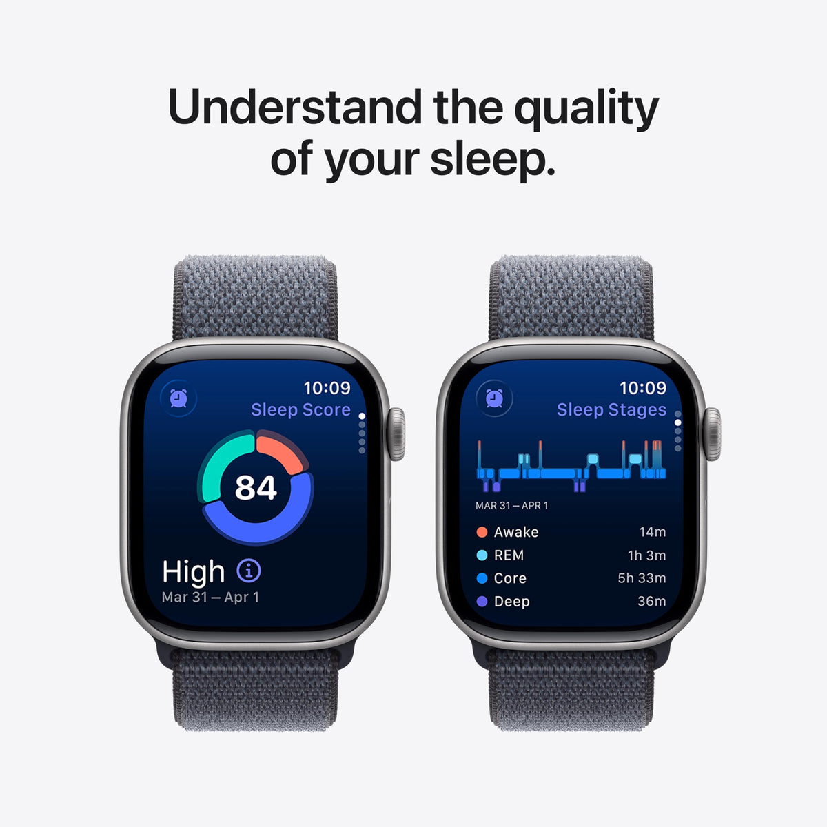 GPS 42mm Jet Black Aluminum Smartwatch with Black Sport Band M9471