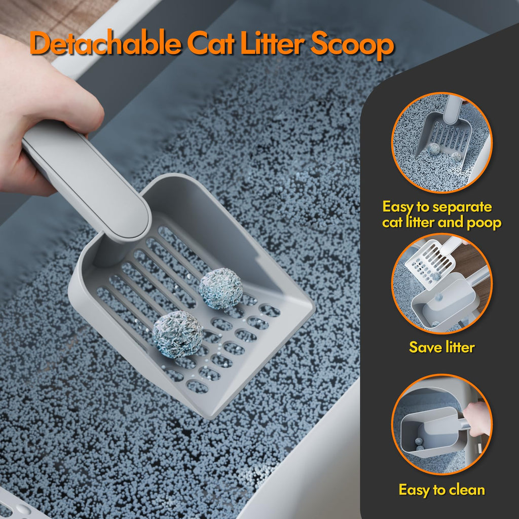 Stainless Steel Cat Litter Box with Lid L62552