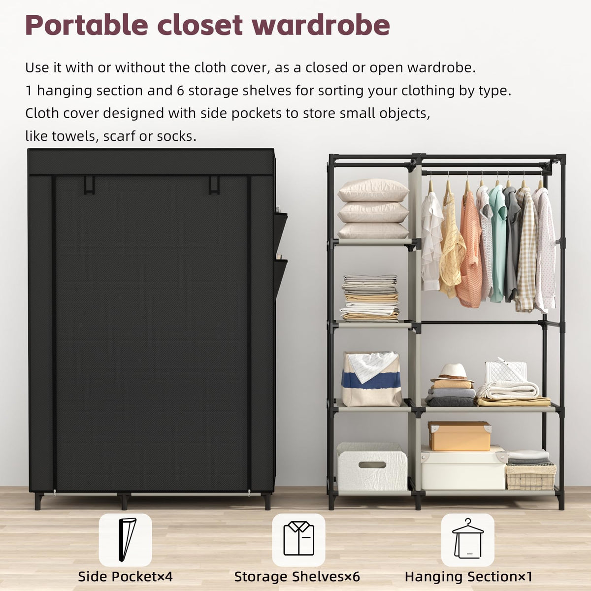 Portable Closet Organizer P770