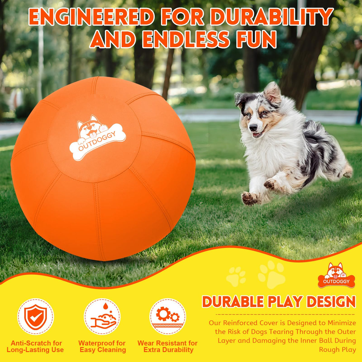 18'' Herding Ball for Dogs A6919