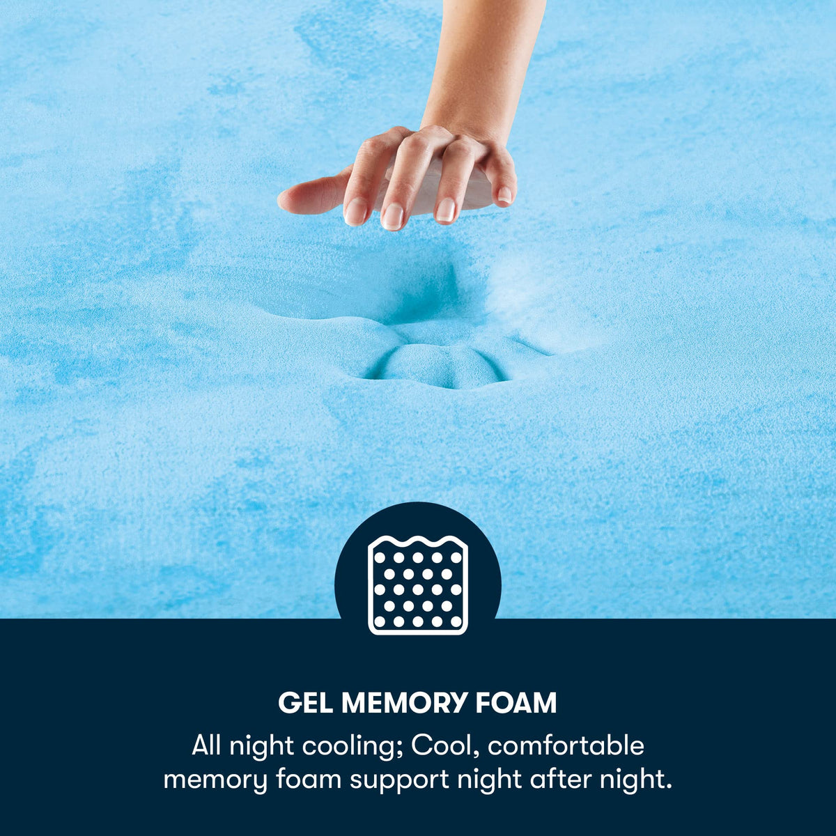 8" Cooling Gel Memory Foam Twin Size Mattress U6037