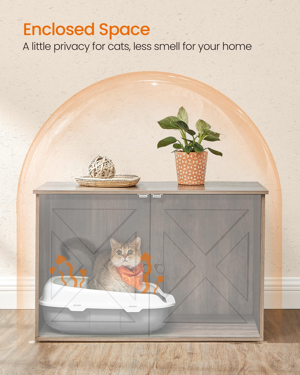 Cat Litter Box Enclosure End Table T537