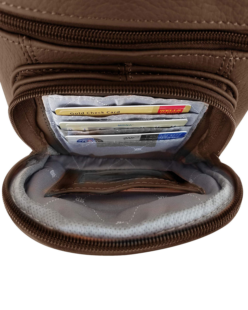 Brown Cross Body Purse Bag Q1523